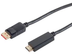 shiverpeaks BASIC-S DisplayPort – HDMI 1.4 Kabel, 5,0 m