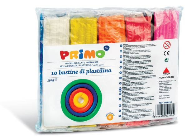 Knetmasse Primo 10x55g ass. MOROCOLOR 269PP10