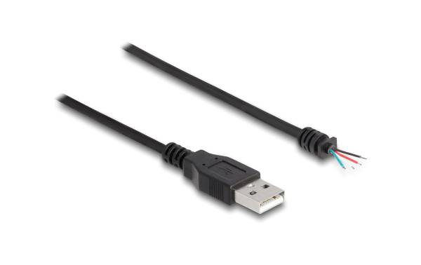 Delock USB-Kabel ohne Stecker USB A – Offen 2 m