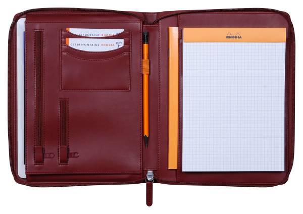 RHODIA Konferenzmappe A5 168107C weinrot