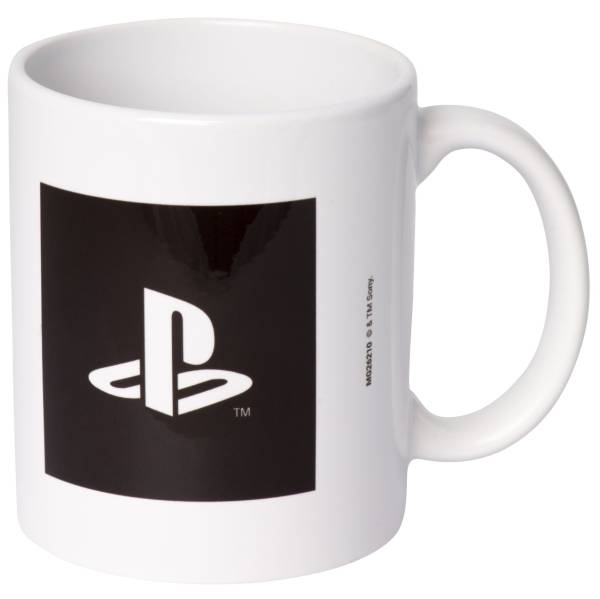 Playstation Logo schwarz-weiss – Tasse [315ml]