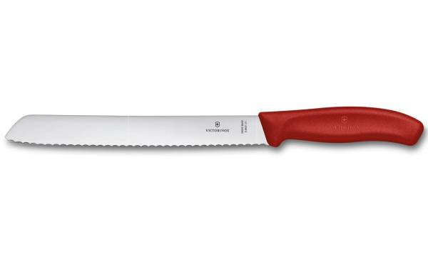 Victorinox Brotmesser Swiss Classic Rot/Silber