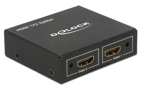 Delock 2-Port Signalsplitter HDMI - HDMI 4K/30Hz