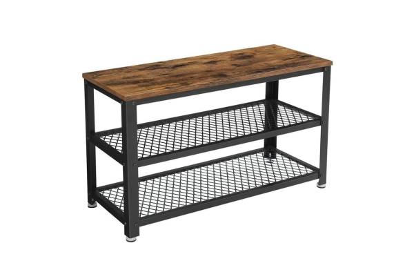 VASAGLE Schuhregal aus Holz und Metall 73 x 45 cm
