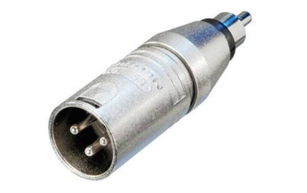 Neutrik Audio-Adapter NA2MPMM XLR 3 Pole, male – Cinch