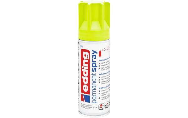 edding Acrylspray 5200 200 ml, Neongelb matt