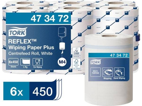 TORK-473472 Reflex Starke Papierwischtücher – M4