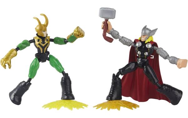 MARVEL Avengers Bend and Flex Thor gegen Loki