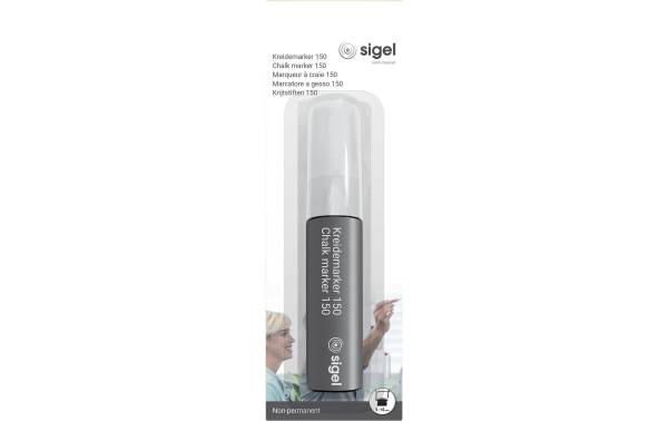 Kreidemarker 5-15mm weiss SIGEL GL171