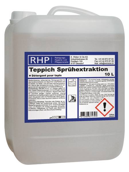 RHP Teppich Sprühextraktion