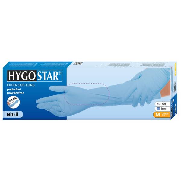 Nitrilhandschuhe EXTRA SAFE SUPERLONG, puderfrei