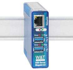 W&amp;T USB-Server Megabit 2.0, 2 unabhängige USB-Ports