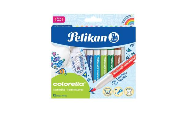 Pelikan Textilmarker colorella, 12er Kartonetui