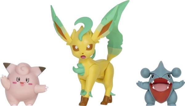 Pokémon: Dreierpack Piepi Kaumalat Folipurba – Battle Figur [5 cm]