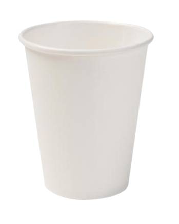 Einweg Trinkbecher weiss aus Pappkarton 1 dl