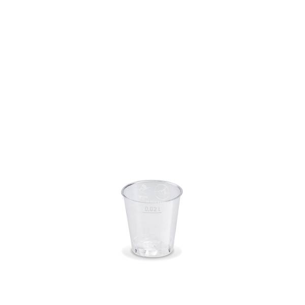 Schnapsglas (PS) 37mm 2cl – 50 Stück