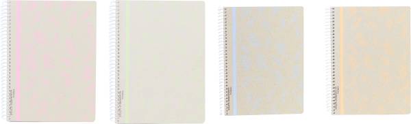 ANCOR Spiralbuch Ecocover A4 116090 ECOLOGIQUE,90g,kariert 80 Bl.