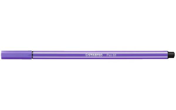 STABILO Fasermaler Pen 68 Violett, 10 Stück
