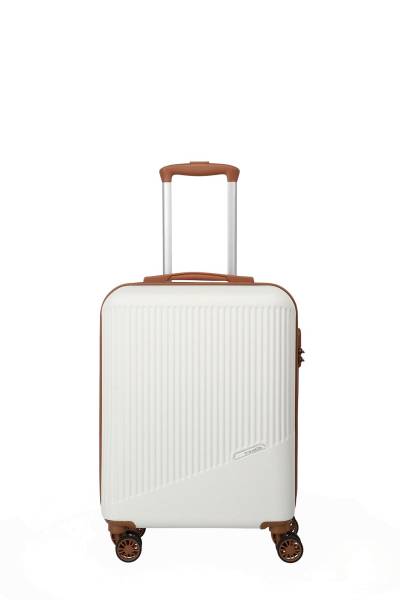 Travelite BALI 4w Trolley S, Weiss/cognac