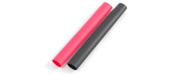 EP Schrumpfschlauch 1 m x 2 mm Schwarz Rot