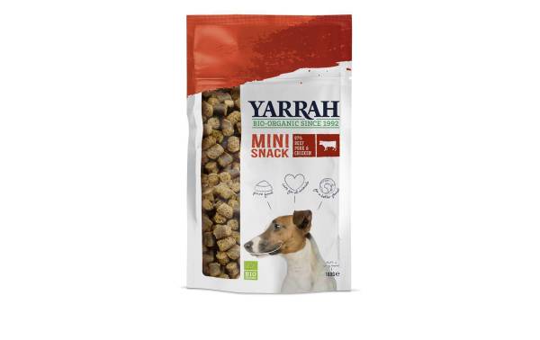 Yarrah Bio-Mini-Snack für Hunde, 100 g