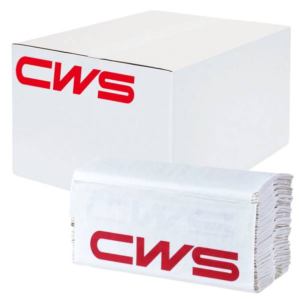 CWS C-Falz Faltpapier Frottee Extra 2-lg weiss – 1 Karton (272300)