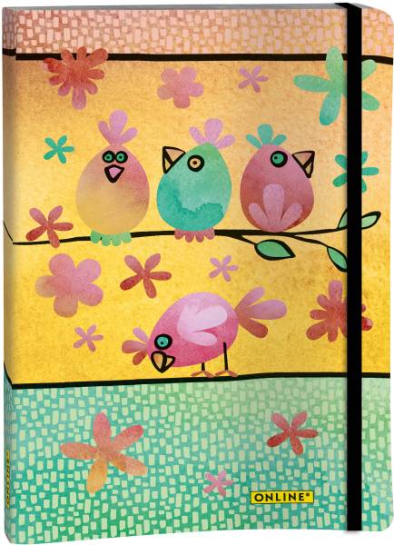 ONLINE Bullet Journal A5 18032 Chicken Paradise