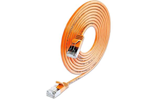 SLIM Slimpatchkabel Cat 6, UTP, 7.5 m, Orange
