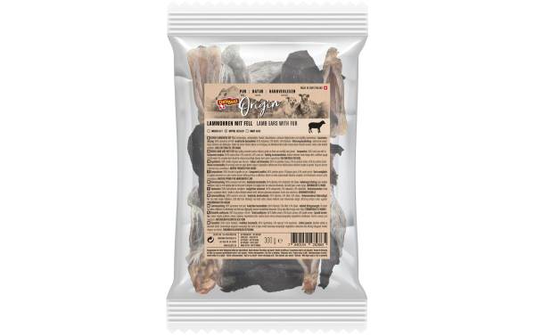 DeliBest Kausnack Origin Lammohren mit Fell 300 g, Schweizer Fleisch