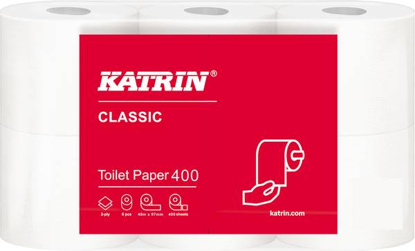 Katrin Classic 400 Toilettenpapier Kleinrollen