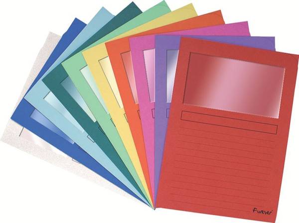 EXACOMPTA Sichtmappe FOREVER, DIN A4, 130 g/qm, dunkelblau