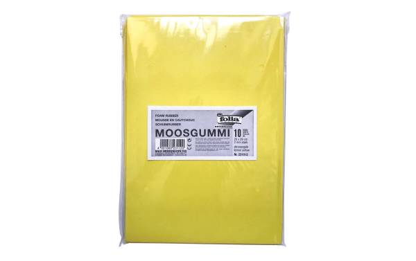folia Moosgummi, (B)200 x (H)290 mm, zitronengelb