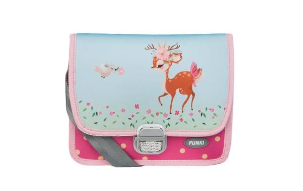 Kindergarten-Tasche Bambi hellblau/pink 265x200x700mm FUNKI 6020.021