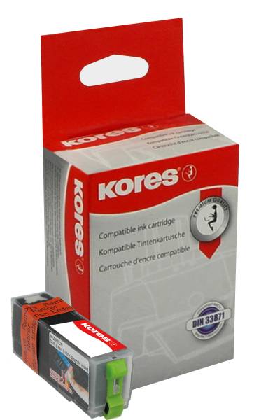 KORES Tintenpatrone XL pigm. schwarz PGI550XLB zu Canon PIXMA MG5450 22ml