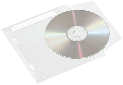 CD/DVD Zeigetaschen transparent 10 Stück FAVORIT 60276