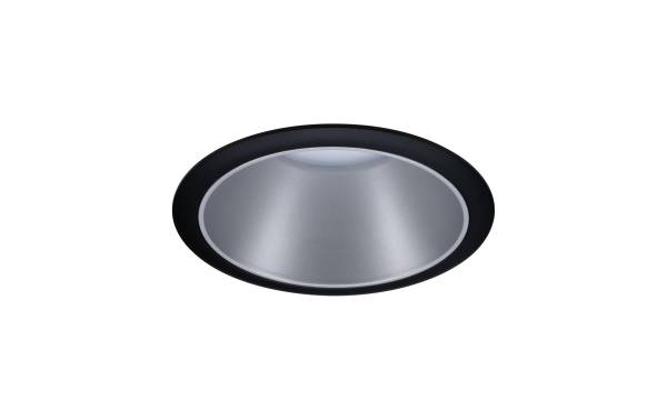 Paulmann Einbauspot Cole, 1 x GU10, 10 W, Schwarz/ Silber