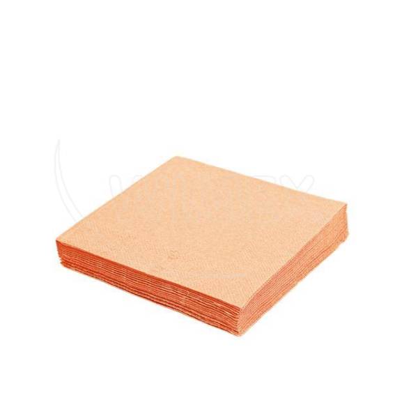 Serviette (PAP FSC Mix) 2-lagig apricot 33 x 33 cm – 250 Stück