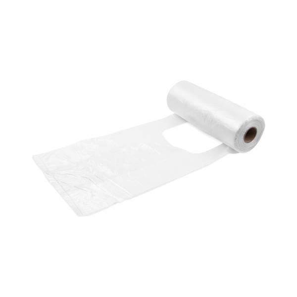 Knotenbeutel (HDPE) gerollt transparent 5kg – 200 Stück