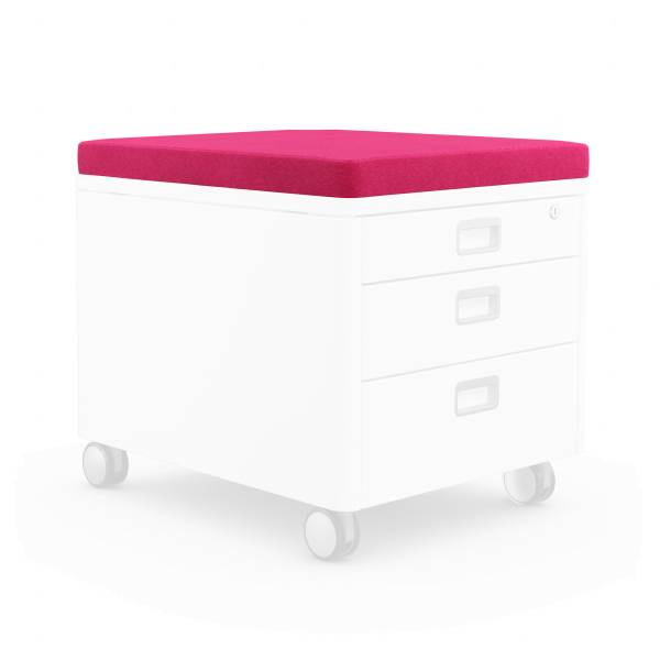 MOLL Sitzkissen 43x54x5cm 100 2632 400 pink, zu Rollcontainer