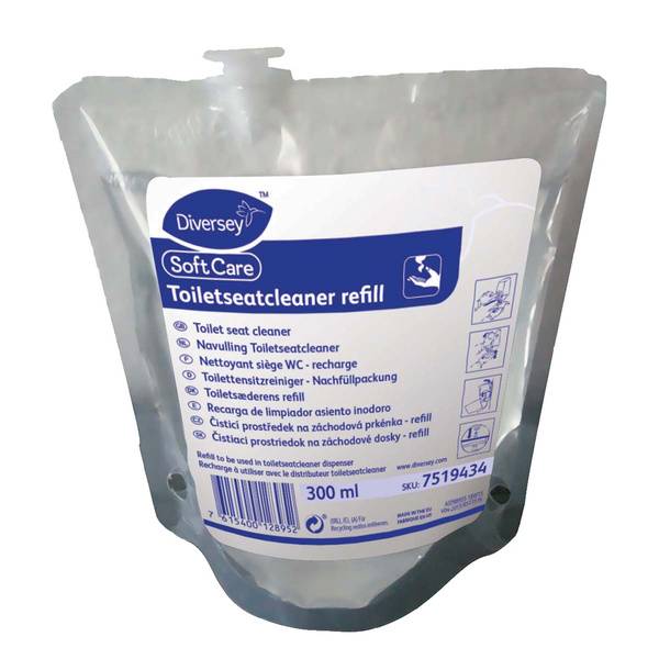 Diversey Soft Care Toilettensitzreiniger – Beutel à 400ml