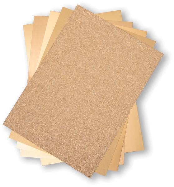 SIZZIX Karton A4 664532 gold 50 Blatt