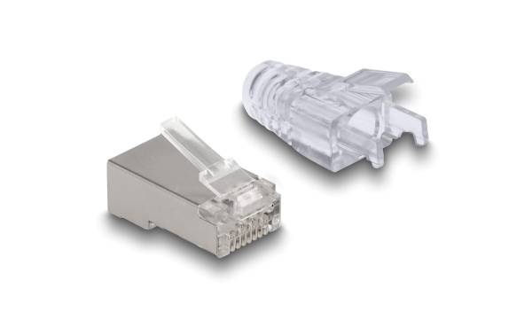 Delock Stecker RJ45, FTP, Cat.6 50 Stück, Transparent