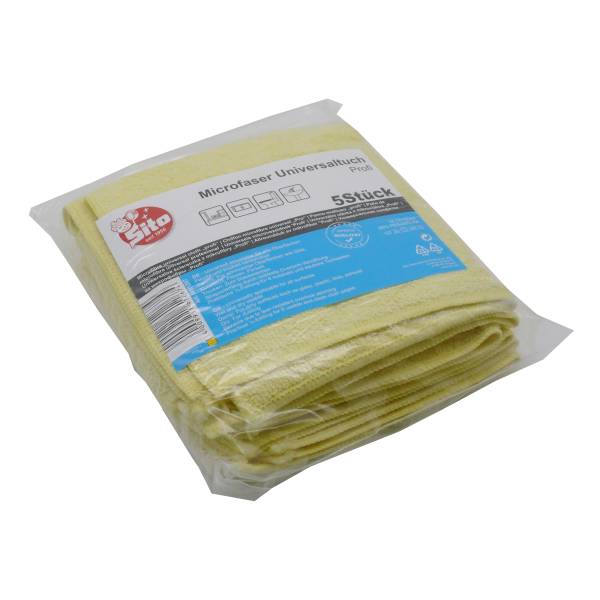24x Sito MICROFASER Universaltuch "PROFI", gelb,5er 32x32mm