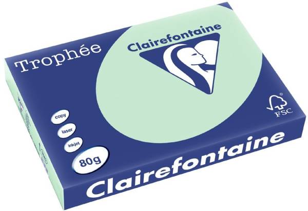 Clairefontaine Multifunktionspapier Trophée, A3, grün