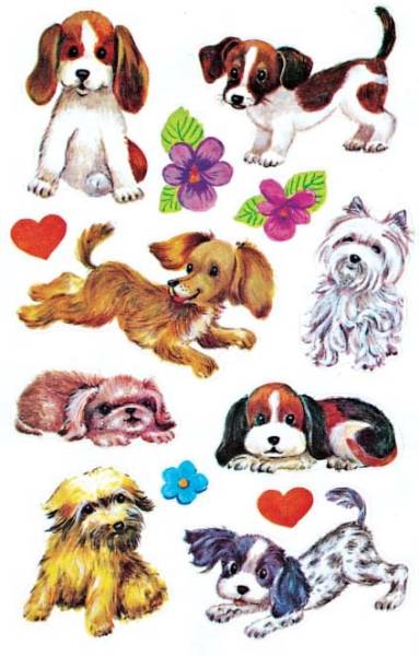 Sticker Kids Hunde 2 Stück Z-DESIGN 4340