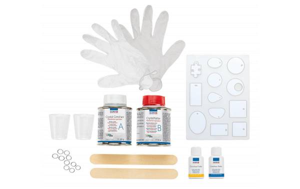 Glorex Giessharz Crystal Starter-Set Niedertemperatur