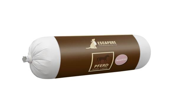 Escapure Nassfutter Wurst Pferd, 400 g