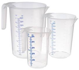 APS Messbecher STACKABLE, 2,0 Liter, transparent