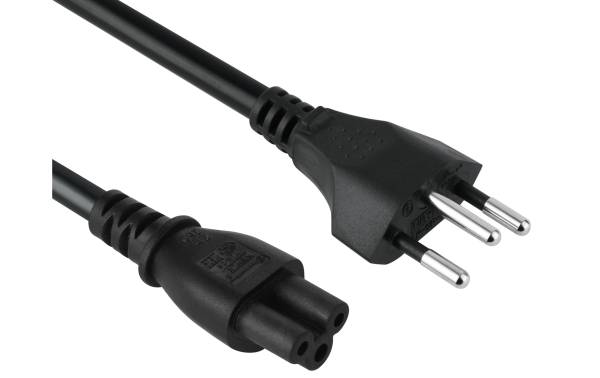 FURBER.power Netzkabel C5-T12 3.0 m Schwarz