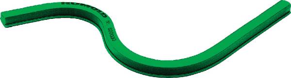 Kurvenlineal 60cm grün, ohne Teilung RUMOLD 820060